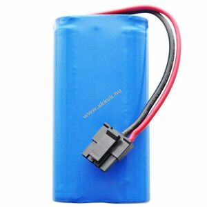 Helyettesítő akku iLife V7 A7 SP 18650 2600 14, 8V 2600mAh 38, 5Wh fekete csatlakozó Li-Ion kép
