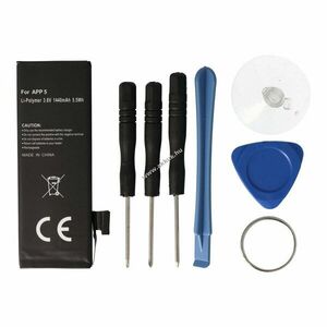Helyettesítő akku Apple iPhone 5 616-0611 616-0613 A1429 mobiltelefon kép