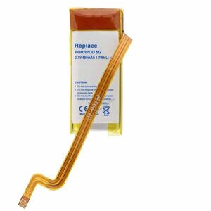 Helyettesítő akku Apple iPOD-5 A1136 3, 7V 450mAh MP3 PDA Li-Polymer kép