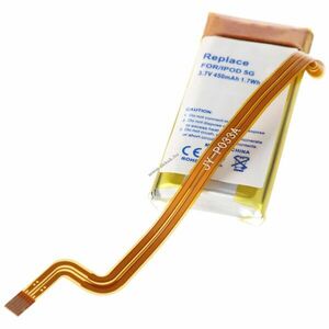 Helyettesítő akku Apple iPod 5G 30GB pda és mp3 616-0227 616-0229 616-0230 EC008-2 A1136 A1238 kép