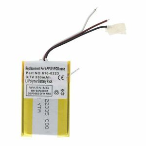 Helyettesítő akku Apple iPod nano 616-0223 3, 7V 330mAh pda és mp3 Li-Polymer kép