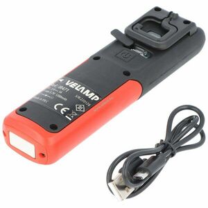 Velamp IR471 2in1 USB újratölthető LED munkalámpa 3, 7V1200mAh mágnes akasztó IP44 kép