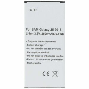 Helyettesítő akku Samsung Galaxy J5 2016 EB-BJ510CBC EB-BJ510CBE GH43-04601A mobiltelefon kép