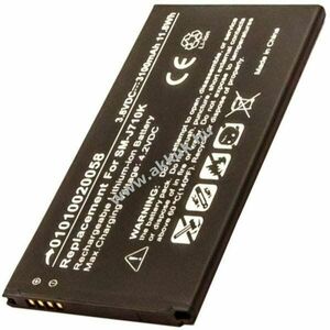 Helyettesítő akku Samsung Galaxy J7 2016 EB-BJ710BE EB-BJ710CBE EB-BJ710CBN mobiltelefon kép
