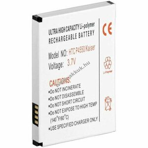 Helyettesítő akku T-Mobile MDA Vario III KAIS160 HTC Kaiser 100 pda és mp3 kép