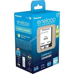 Panasonic eneloop BQ-CC50 töltő AA/AAA + 2x AA Mignon ceruza 2000mAh akku NiMH kép