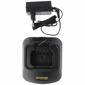 Helyettesítő akku Motorola GP300 HNN9628A rádió adó-vevő gyorstöltő 13V 230V 12V fekete kép