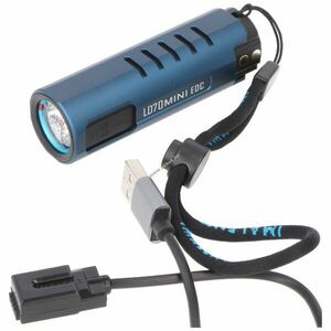 Imalent LD70 Mini EDC zseblámpa 4000lm 203m 18350 1100mAh OLED sötétkék Li-Ion kép