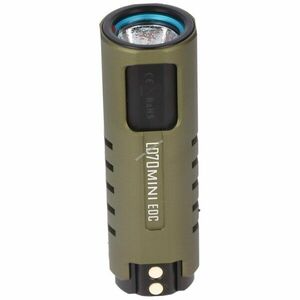 Imalent LD70 Mini zseblámpa zöld 4000lm 203m 81mm 25mm 87g 18350 1100mAh OLED IPX-8 Li-Ion kép