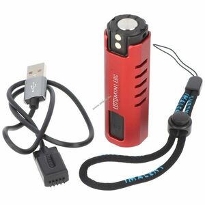 Imalent LD70 Mini piros EDC zseblámpa 18350 1100mAh beépített akku Li-Ion kép