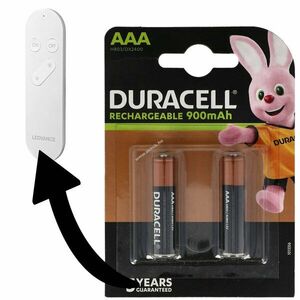 Helyettesítő akku Ledvance Smart+ WiFi Remote okosotthon Duracell AAA (mikro) 850mAh 2db/csomag NiMH kép