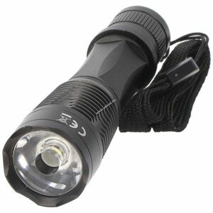 Arcas 1W LED zseblámpa fekete 1x AA (Mignon ceruza) Alkaline elem kép