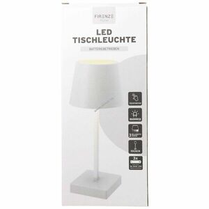 LED asztali lámpa fehér érintésvezérlés meleg fehér 3x AAA (Micro) LR03 elemmel helyettesítő elem kép
