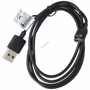 USB adat- és töltőkábel Garmin Fenix/Forerunner/Approach/Venu/Instinct kompatibilis 50cm fekete kép