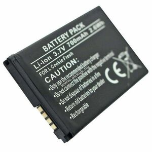 Helyettesítő akku LG Cookie Fresh LG TB200 LGIP-430N mobiltelefon kép