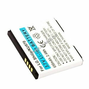 Helyettesítő akku mobiltelefon LG KF750 KF755 LGIP-470A 3, 7V 650mAh Li-Ion kép