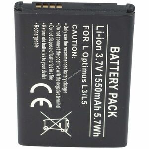 Helyettesítő akku LG Optimus L3 Optimus L3 Dual E430 BL-44JN 1ICP5/44/65 EAC61679601 mobiltelefon kép