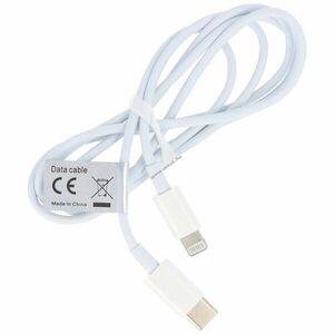 USB-C-Lightning adatkábel fehér 1, 0m USB 2.0 iPhone 11/12/X/XS/XR 1db/csomag kép