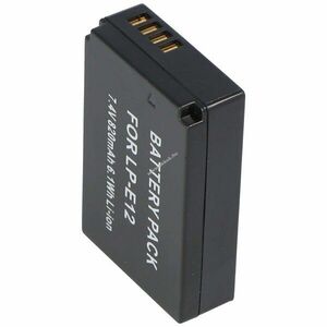 Helyettesítő akku Canon LP-E12 fényképezőgép 7, 2V 650-820mAh Li-Ion kép