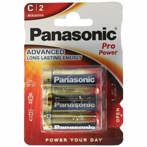 Panasonic Pro Power C (bébi méret) LR14 2db/csomag hagyományos elem alkáli kép