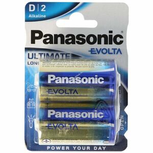 Panasonic EVOLTA D (góliát) LR20 hagyományos elem alkáli kép