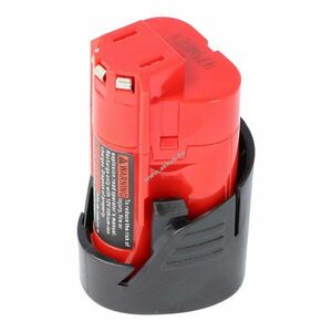 Helyettesítő akku Milwaukee M12 B2 4932430064 12V 2500mAh szerszámgép Li-Ion kép
