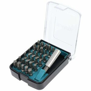 Makita bitkészlet D-34936 31 részes mágneses bittelrendező csíptetővel kép