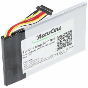 Helyettesítő akku GPS navigáció Magellan TRX7 N496 3, 7V 3800mAh 14, 06Wh Li-Polymer kép