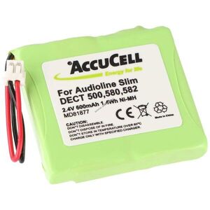 Helyettesítő akku DECT telefon MEDION MD81877 Audioline Slim 500 S63006 2, 4V 600mAh NiMH kép