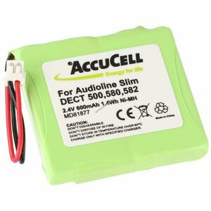 Helyettesítő akku DECT telefon MEDION MD81877, Audioline SLIM 500, S63006 2, 4V 600mAh NiMH kép