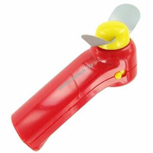 Mini kompakt kézi ventilátor utazáshoz, halk, AA Mignon ceruza elemekkel együtt (LR6) kép
