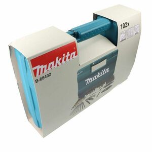 Makita B-68432 102 részes fúró- és bitkészlet műanyag kofferrel kép