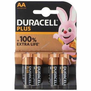 Duracell Mignon ceruza AA LR6 4db/csomag hagyományos elem alkáli kép