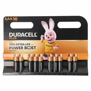 Duracell Plus Power MN2400 AAA (mikro) hagyományos elem 10db/csomag kép