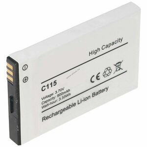 Helyettesítő akku mobiltelefon Motorola C115 C116 C155 Tchibo 202 3, 6-3, 7V 850-950mAh Li-ion kép