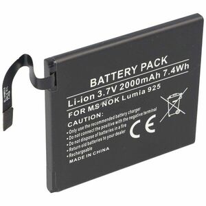 Helyettesítő akku Microsoft Lumia 925 / Nokia Lumia 925 BL-4YW mobiltelefon kép