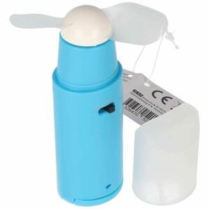 Mini kézi ventilátor fedéllel 2xAAA (mikro) elemmel, színes, 39g kép