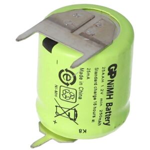 Helyettesítő akku GP Batteries N-110AA 1/3 AA Mignon ceruza 1, 2V 150mAh ipari 3 érintkezős NiMH kép
