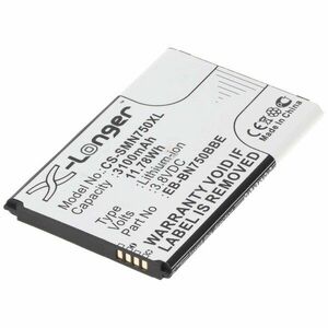 Helyettesítő akku Samsung Galaxy Note 3 Neo SM-N7505 mobiltelefon NFC kép