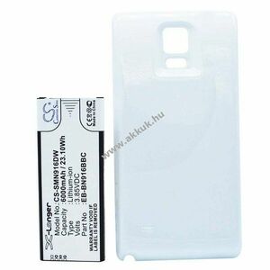 Cameron Sino Galaxy Note 4 mobiltelefon EB-BN916BBC akku 3, 85V 6000mAh extra fekete fedél Li-Ion kép