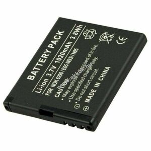 Helyettesítő akku mobiltelefon Nokia N95 8GB 3, 7V 1000-1200mAh Li-Ion kép