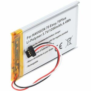 Helyettesítő akku NAVIGON 70 Easy/Plus/PREMIUM PCZF1045003501 3, 7V 1200mAh gps navigáció Li-Polymer kép