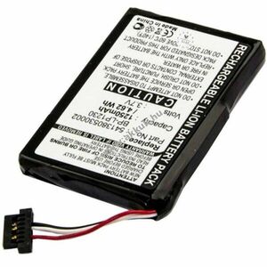 Helyettesítő akku Navman S20 3, 7V 1250mAh 541380530002 GPS navigáció Li-Ion kép