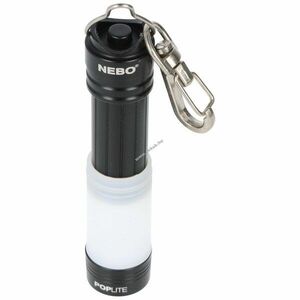 NEBO Poplite kulcstartó LED zseblámpa fekete 11cm elemekkel együtt 3xLR44 kép