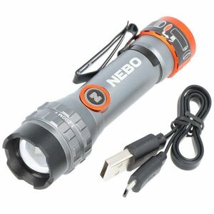 NEBO Davinci 450L Flex LED zseblámpa 450lm 237m Li-Ion 14500 akku USB kép