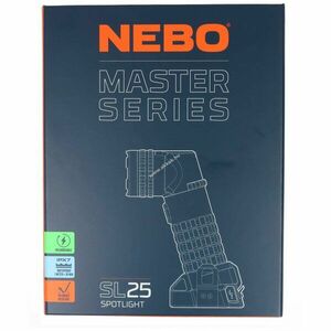 NEBO MASTER SERIES SL25 zseblámpa 2500lm forgatható fej USB-C töltés 4000mAh Li-Ion kép