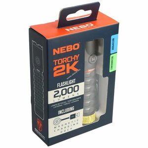 NEBO TORCHY 2K zseblámpa beépített 18650 akku 3, 7V 2200mAh 2000lm Li-ion kép