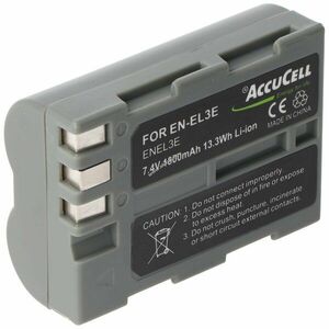 Helyettesítő akku Nikon EN-EL3 EN-EL3a D50 D70 1800mAh fényképezőgép kép