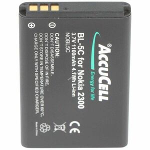 Helyettesítő akku mobiltelefon Nokia 3650 BL-5C 3, 6V 1100mAh Li-Ion kép