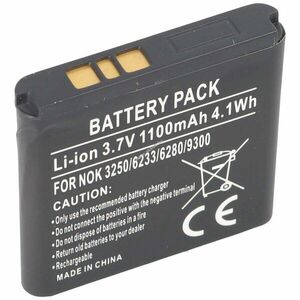 Helyettesítő akku mobiltelefon Nokia BP-6M 3, 7V 650-1100mAh Li-Ion kép